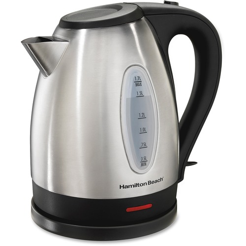 Hamilton Beach 1.7L Stainless Steel Kettle - 1500 W - 1.70 L - Silver - Kettles - HMB40880C