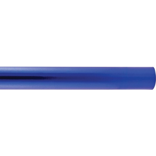 Hygloss Packing Foil - 26" (660.40 mm) Width x 25 ft (7620 mm) Length - White, Dark Blue