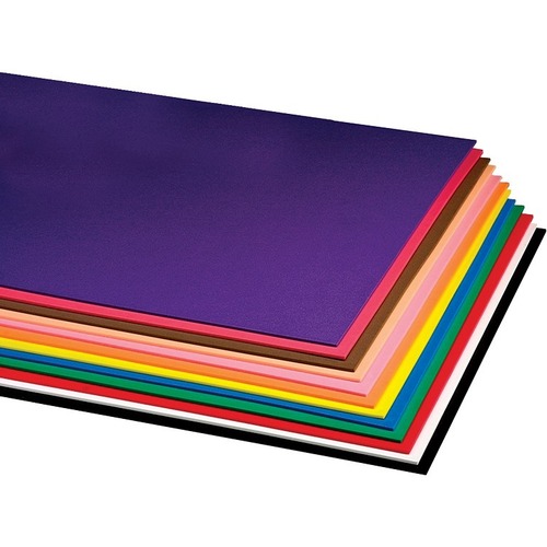 Hygloss Foam Sheet - Craft Project - Recommended For 3 Year x 9" (228.60 mm)Width x 78.74 mil (2 mm)Thickness x 12" (304.80 mm)Length - 10 / Pack - Assorted - Foam - Foam Sheets & Shapes - HYX8118772900