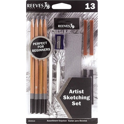 Reeves Start to Art Artist Sketching Set - 2B, 6B, 4B, HB Lead - 13 / Set