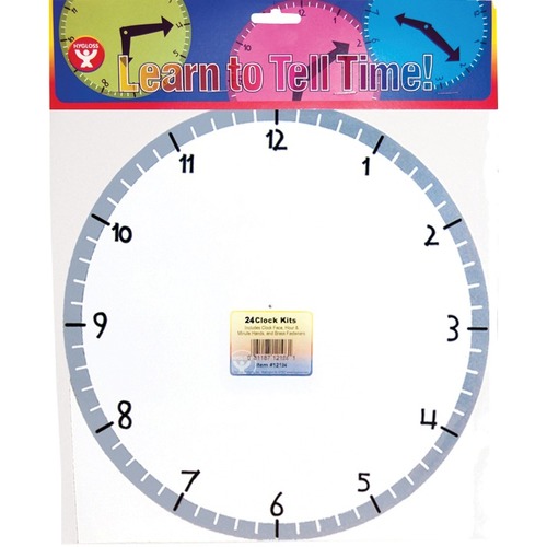 Hygloss Blank Clock Kit