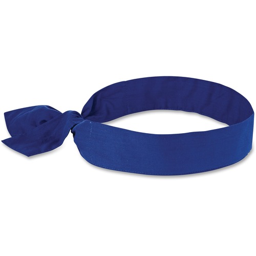 Ergodyne Evaporating Cooling Bandana - Solid Blue