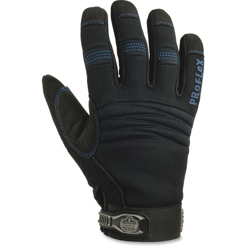 ProFlex Thermal Waterproof Utility Gloves - 10 Size Number - X-Large Size - Black - Water Proof, Thinsulate Lining, Reinforced Palm Pad, Padded, Machine Washable, Abrasion Resistant, Breathable, Windproof - For Cold, Construction, Hunting, Fishing, Outdoo