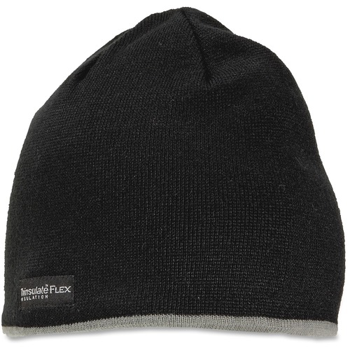 Ergodyne N-Ferno Knit Cap - Fleece, Acrylic - Black