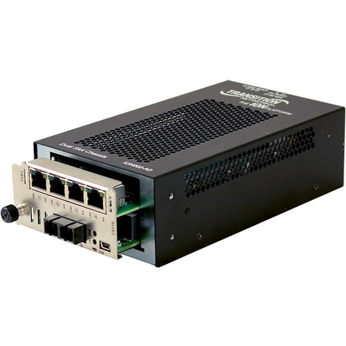 Transition Networks 2-Slot Chassis for the ION Platform - 2 x Total Number of Module Slots - 2 Slot