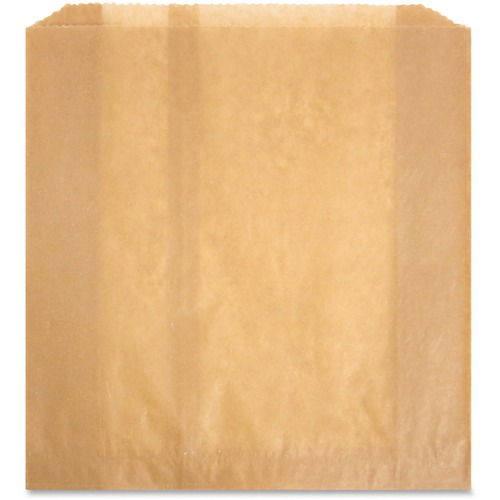 Health Gards Receptacle Liners - 9.25" Width x 10" Length x 3.25" Depth - Brown - Paper, Wax - 250/Carton