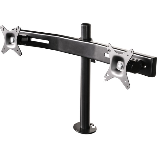 Kantek Mounting Arm for Monitor - Black - Height Adjustable - 24" Screen Support - 1 Each