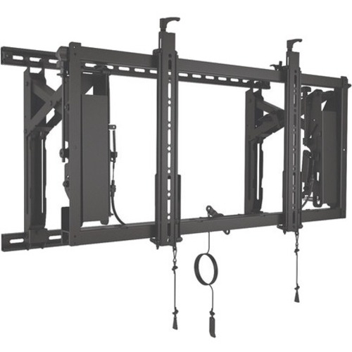 Chief ConnexSys LVS1U-G Wall Mount for TV - Black - TAA Compliant - Height Adjustable - 42" to 80" Screen Support - 150 lb Load Capacity