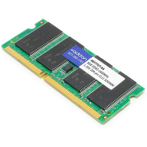 Accortec 8GB DDR3 SDRAM Memory Module - 8 GB (1 x 8GB) - DDR3-1600/PC3-12800 DDR3 SDRAM - 1600 MHz - CL11 - 1.35 V - Non-ECC - Unbuffered - 204-pin - SoDIMM