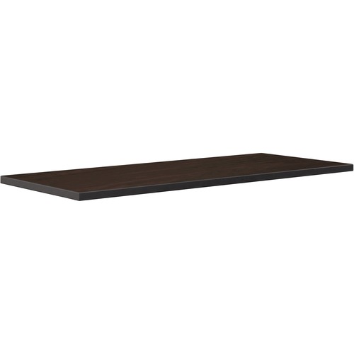 Lorell Invent Training Table Espresso Tabletop - Rectangle Top - 48" Table Top Length x 24" Table Top Width x 1" Table Top Thickness - Training - Assembly Required - Espresso, High Pressure Laminate (HPL) - Particleboard - 1 Each