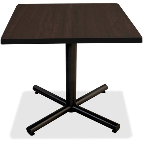 Lorell Hospitality Collection Tabletop - Square Top - 36" Table Top Length x 36" Table Top Width x 1" Table Top ThicknessAssembly Required - Espresso, High Pressure Laminate (HPL) - Particleboard - 1 Each