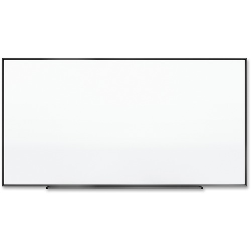 Quartet Fusion Nano-Clean Magnetic Dry-Erase Board - 96" (8 ft) Width x 48" (4 ft) Height - White Surface - Black Aluminum Frame - Horizontal/Vertical - Magnetic - 1 Each
