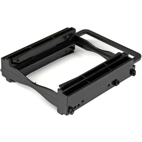 StarTech.com Dual 2.5" SSD/HDD Mounting Bracket for 3.5" Drive Bay - Tool-Less Installation - 2-Drive Adapter Bracket for Desktop Computer - Install two 2.5" solid-state drives or hard drives into a single 3.5" bay in a desktop computer - Tool-free 2-driv
