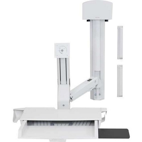 Ergotron StyleView Sit-Stand Combo System with Worksurface (White)