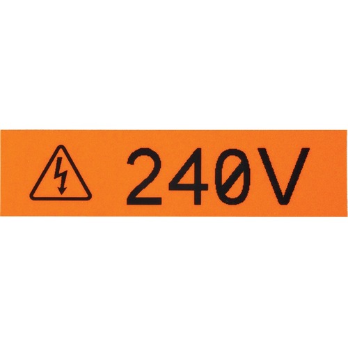 Panduit T024X000VPC-BK - 15/64" Width - Rectangle - White - Vinyl - 1 Pack