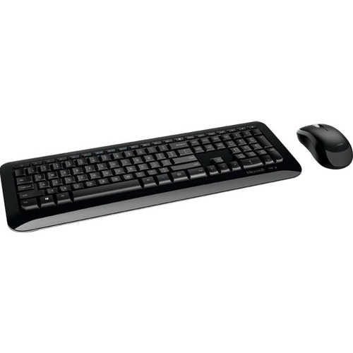 Microsoft Wireless Desktop 850 - USB 2.0 Wireless - USB 2.0 Wireless - Optical - 1000 dpi - Scroll Wheel - QWERTY - Symmetrical - AA, AAA - Compatible with Computer, Notebook