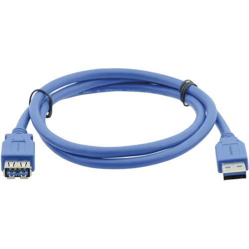 Kramer USB 3.0 A (M) to A (F) Extension Cable - 3 ft USB Data Transfer Cable for Computer, Peripheral Device, Printer, Scanner, Camera, Keyboard, Mouse - First End: 1 x USB 3.0 Type A - Male - Second End: 1 x USB 3.0 Type A - Female - 4.8 Gbit/s - Extensi
