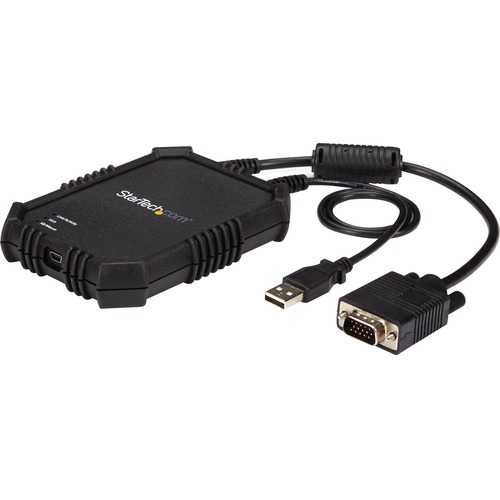 StarTech.com Laptop to Server KVM Console - Rugged USB Crash Cart Adapter with File Transfer and Video Capture - Turn your laptop into a portable KVM console for accessing servers, ATMs and kiosks with file transfer and video capture - KVM Console to USB 
