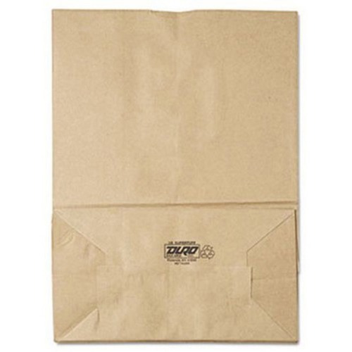 DURO Food Bag - Brown - Kraft, Paper - 400/Bundle - Grocery