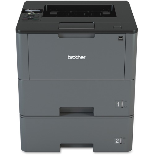 Brother Business Laser Printer HL-L6200DWT - Monochrome - Duplex Printing - Desktop Printer - 48ppm - Up to 1200 x 1200 dpi - Wireless - Gigabit Ethernet - Hi-Speed USB 2.0