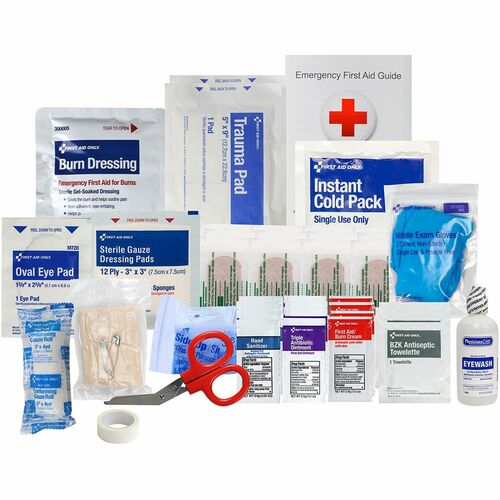 First Aid Only 25-Person Bulk First Aid Refill - ANSI Compliant - 89 x Piece(s) For 25 x Individual(s) - 1 Each