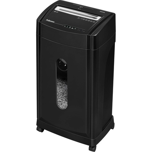 Fellowes Microshred 46Ms Micro-Cut Shredder - Non-continuous Shredder - Micro Cut - 12 Per Pass - for shredding CD, DVD, Paper, Credit Card, Staples - 0.078" x 0.563" Shred Size - P-5 - 7 ft/min - 8.80" Throat - 15 Minute Run Time - 25 Minute Cool Down Ti