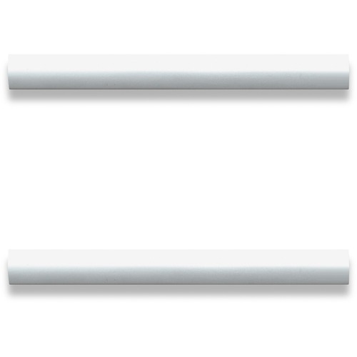 Lorell Chateau Series Laminate Drawer Modern Pulls - Modern - 5.9" Width x 0.6" Depth x 1.1" Height - Aluminum Alloy - Silver