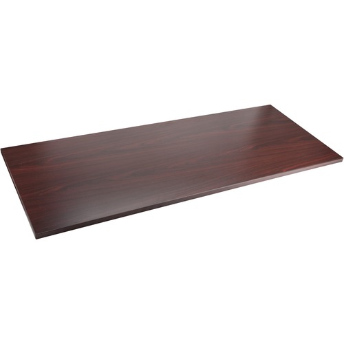 Lorell Relevance Series Tabletop - Laminated Rectangle, Mahogany Top - 48" Table Top Width x 24" Table Top Depth x 1" Table Top Thickness x 47.63" Width x 23.63" Depth - Conferencing - Assembly Required - 1 Each