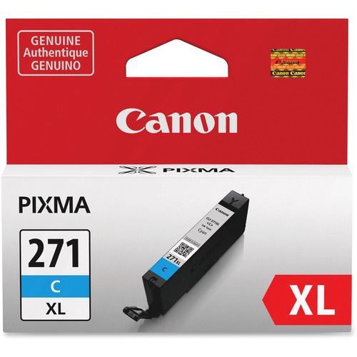 Canon CLI-271XL C Original Ink Cartridge - Inkjet - Cyan - Ink Cartridges & Printheads - CNM0337C001