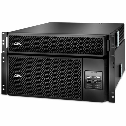 APC by Schneider Electric Smart-UPS SRT 6000VA RM with 208V to 120V 2U Step-Down Transformer - 6U Rack-mountable - 1.50 Hour Recharge - 2 Minute Stand-by - 208 V AC Input - 120 V AC, 208 V AC Output - Sine Wave - 1 x Hard Wire 3-wire (2PH + G), 2 x NEMA L