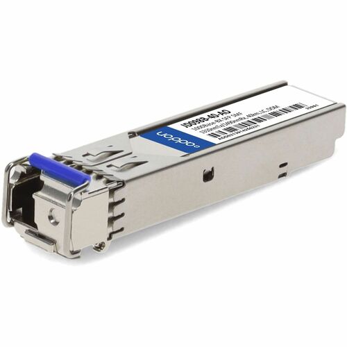 AddOn HP® JD098B Compatible TAA 1000Base-BX SFP Transceiver (SMF, 1310nmTx/1490nmRx, 40km, LC, DOM) - For Data Networking, Optical Network - 1 x LC 1000Base-BX Network - Optical Fiber - Single-mode - Gigabit Ethernet - 1000Base-BX - 1 Gbit/s - 40 km M