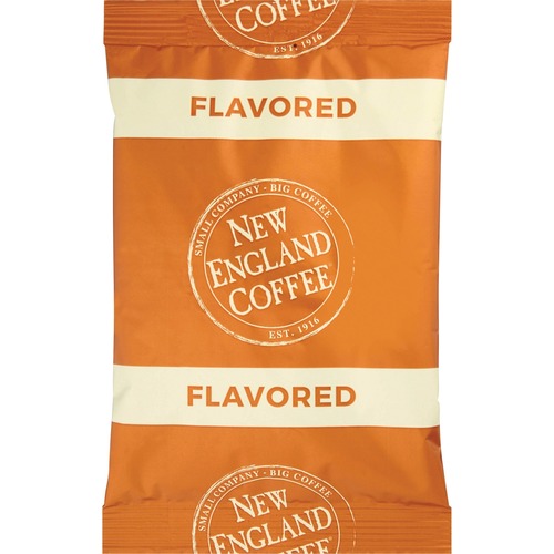 New England Coffee® Portion Pack Hazelnut Creme Coffee - Light - 2.5 oz Per Pack - 24 - 24 / Carton