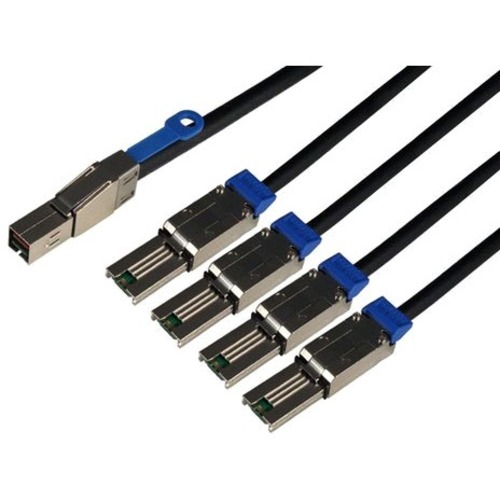 Axiom Mini-SAS High Density to 4x1 Mini-SAS Cable HP Compatible 2m - K2R09A - 6.56 ft Mini-SAS Data Transfer Cable for Network Device - First End: 1 x Mini-SAS - Second End: 4 x Mini-SAS