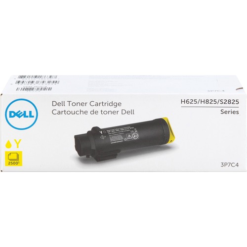 Dell Original High Yield Laser Toner Cartridge - Yellow - 1 Each - 2500 Pages