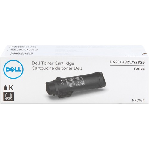 Dell Original High Yield Laser Toner Cartridge - Black - 1 Each - 3000 Pages