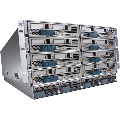 Cisco SmartPlay Select 5108 AC Classic Chassis - Rack-mountable - 6U - 8 x Fan(s) Installed - 4 x 2500 W - Power Supply Installed - 2x Slot(s)