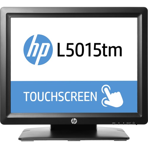 HP L5015tm 15" LCD Touchscreen Monitor - 4:3 - 16 ms - 15" Class - Acoustic Pulse Recognition - 1024 x 768 - XGA - 16.2 Million Colors - 700:1 - 250 Nit - LED Backlight - USB - VGA - Black - RoHS, China RoHS, WEEE - 3 Year