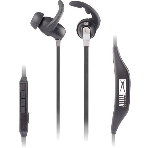Altec Lansing Waterproof In-ear Earbuds - Stereo - Wireless - Bluetooth - 30 ft - Earbud - Binaural - In-ear - Black