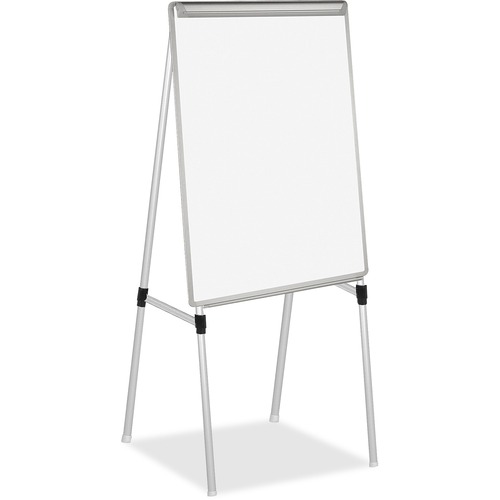 MasterVision Quad-pod Presentation Easel - 27" (2.2 ft) Width x 35" (2.9 ft) Height - Silver Frame - Rectangle - Floor Standing - 1 Each