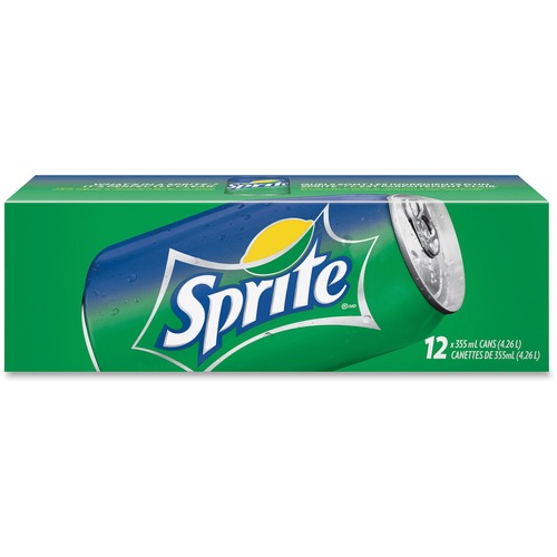Sprite Lemon-lime soda 100% Natural Flavors - Ready-to-Drink - 355 mL - Can - 12 / Carton