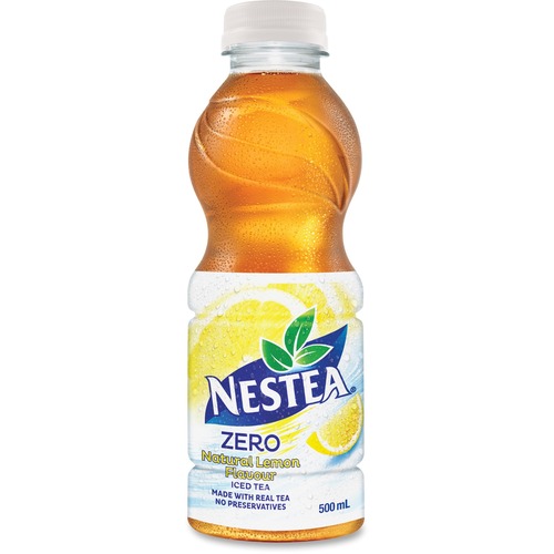 Nestea Zero Natural Lemon Iced Tea Drink Ice Tea Ready-to-Drink - 12 / Carton