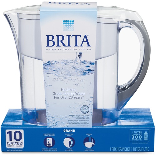 Brita Water Filtration System Grand Pitcher - White - Madill - The ...
