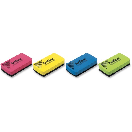 Jiffco Arline Magnetic Whiteboard Eraser - Assorted - 1 Each - Lightweight - Board Erasers - JIFERTMM