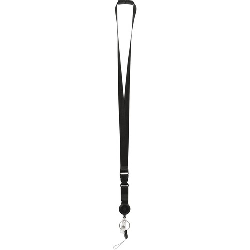 Merangue Safety Breakaway Lanyard - 12/PK - Black