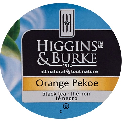Higgins & Burke Naturals Orange Pekoe Black Tea Bags - Black Tea - Orange Pekoe - 100 Teabag - 100 / Box