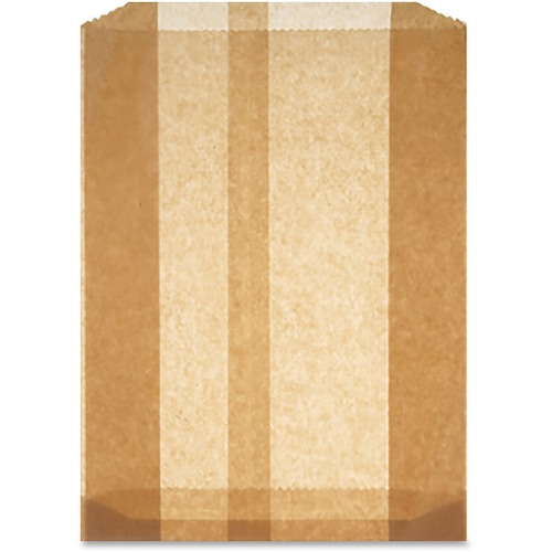 Clear Path Waxed Bags (500) - Brown - 500/Carton - Sanitary Napkin