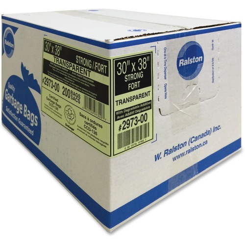 Ralston Industrial Garbage Bags 2900 Series - Ultra - Clear Bags