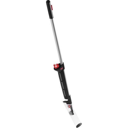 Rubbermaid Commercial Floor Cleaner - MicroFiber Head - Lightweight, Refillable, Telescopic Handle - 1 Each - Silver = RUB1863884