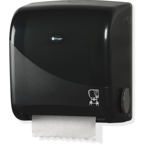 Unisource Touchless Towel Dispenser - Touchless - Smoke, Black - Hands-free, Translucent, Refillable - Paper Towel Dispensers - KRI09740