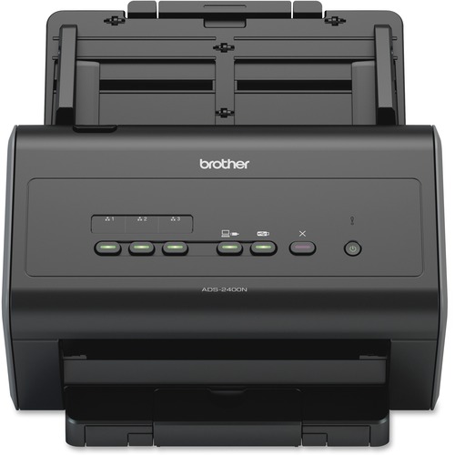 Brother ImageCenter ADS-2400N Sheetfed Scanner - 600 dpi Optical - 24-bit Color - 8-bit Grayscale - 40 ppm (Mono) - 40 ppm (Color) - Duplex Scanning - USB